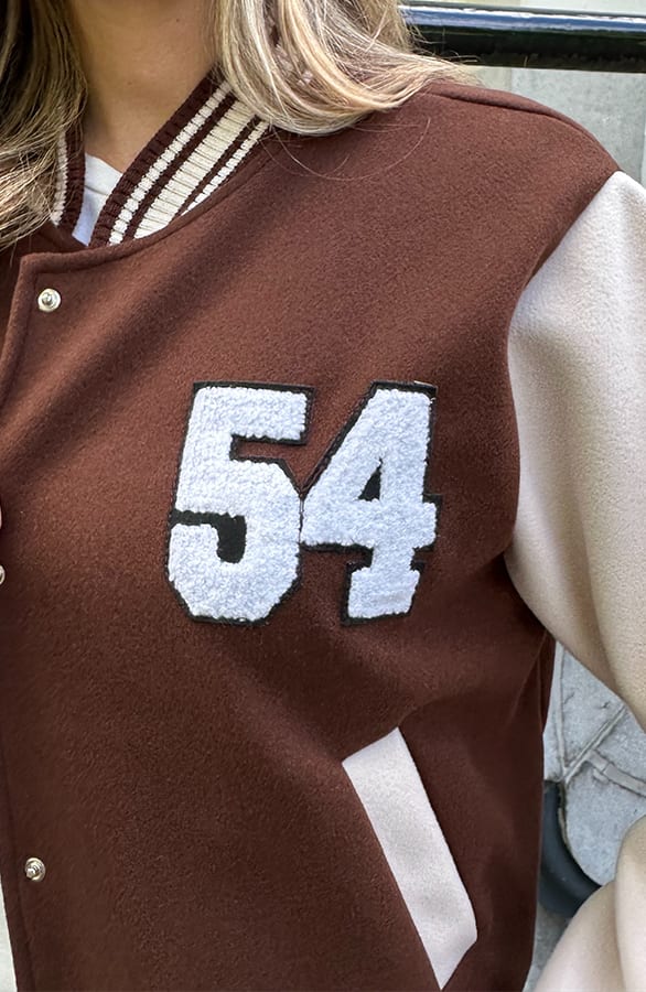 Baseball Bomberjacket Choco – jassen, foto 6
