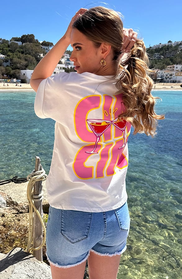 Cin Cin T-shirt Ecru – tops, foto 4
