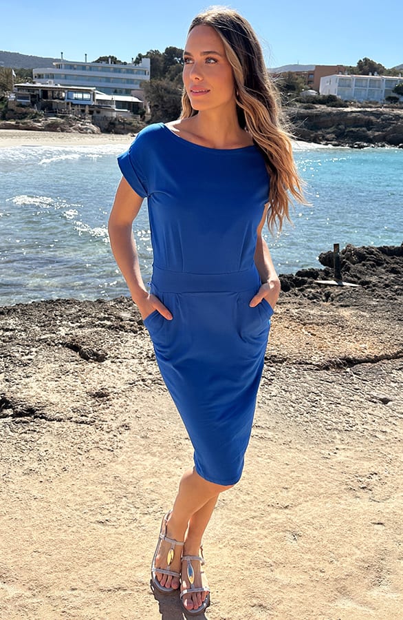 Femme Fatale Jurk Kobalt – jurken, foto 7
