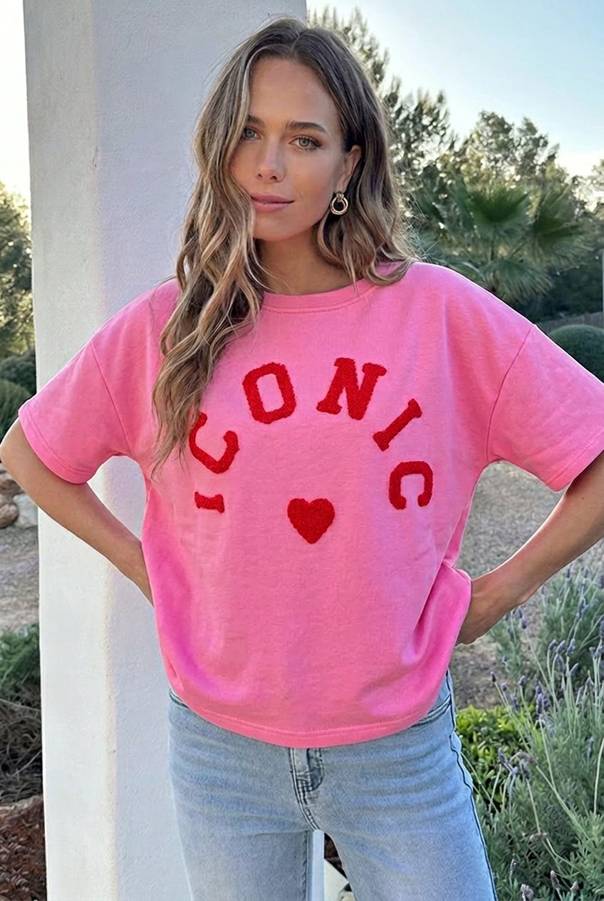 Iconic T-Shirt Oversized Katoen Neon – tops, foto 5