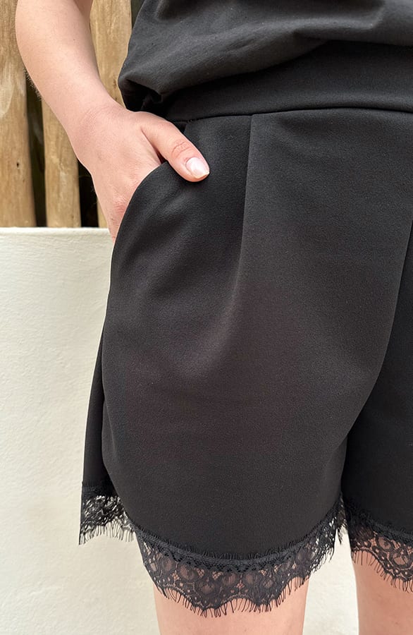 Kanten Scuba Short Zwart – shorts, foto 4