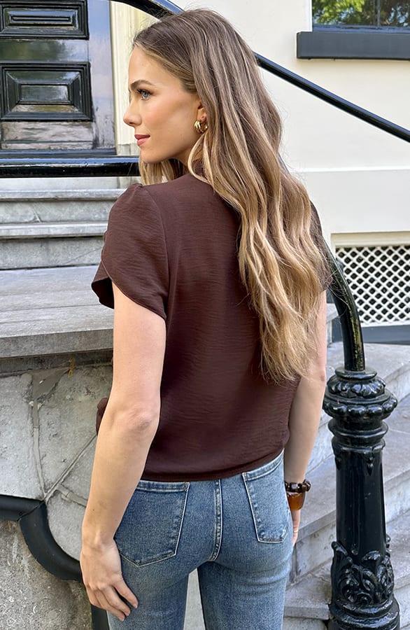Liv Col Top Choco – tops, foto 4