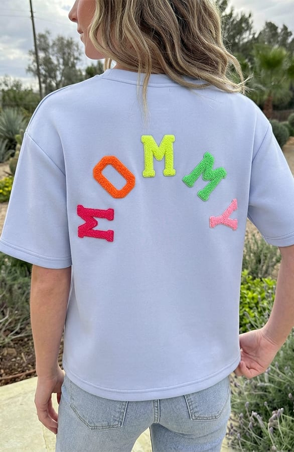 Mommy T-Shirt Oversized Katoen Neon – tops, foto 5