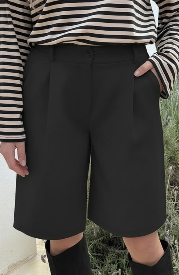 Casual Bermuda Zwart