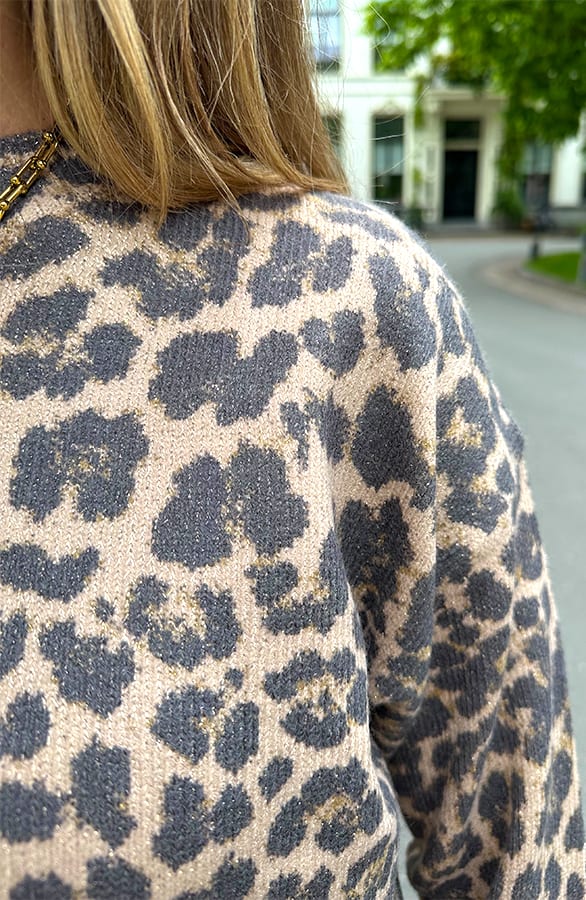 Leopard Print Sweater Soft – truien, foto 5