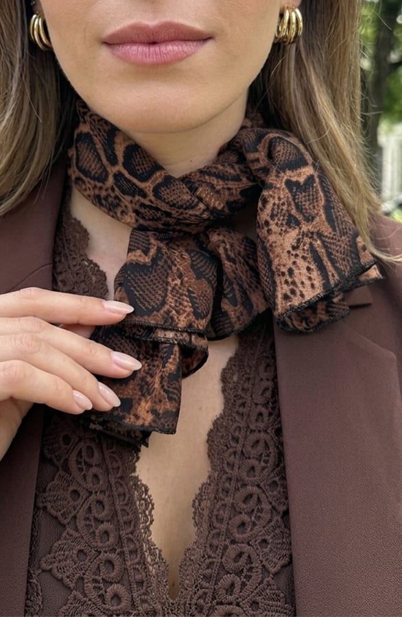 Snake Print Sjaal Limited FMH – alle accessoires, foto 3