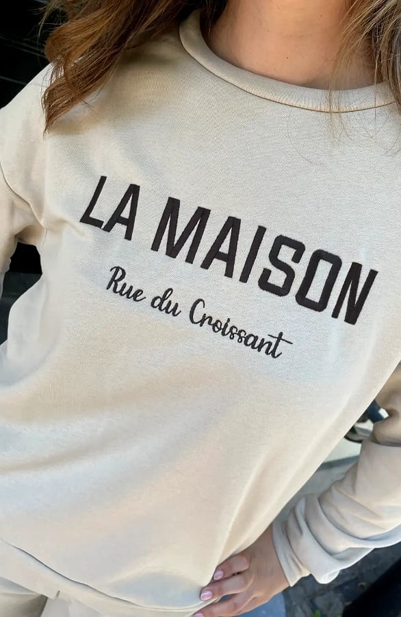 Comfort Sweater La Maison Beige – truien, foto 7
