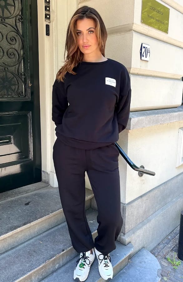 Comfort Jogger Zwart – broeken, foto 3