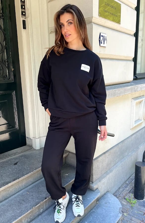 Comfort Jogger Zwart – broeken, foto 4