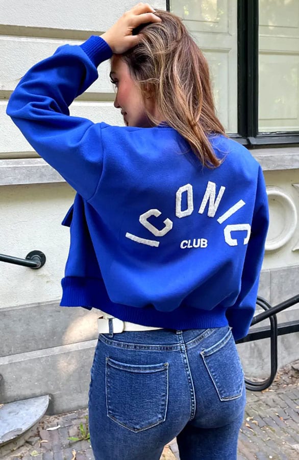 Iconic Soft Bomber Jacket Kobalt