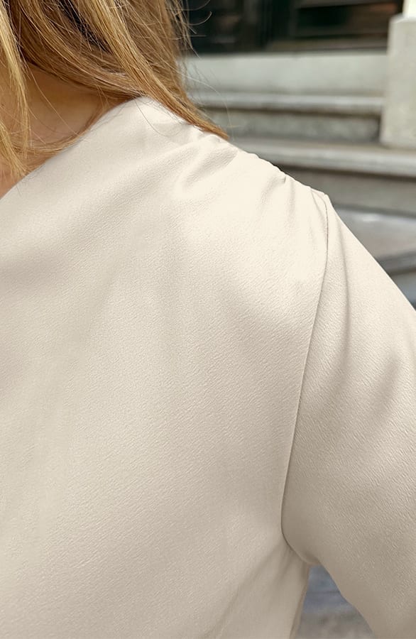 Marant Blouse Satin Beige – tops, foto 6
