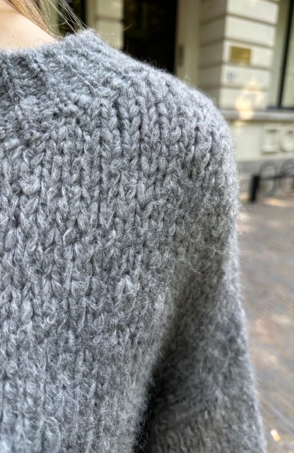 Soft Oversized Trui Grey – truien, foto 5