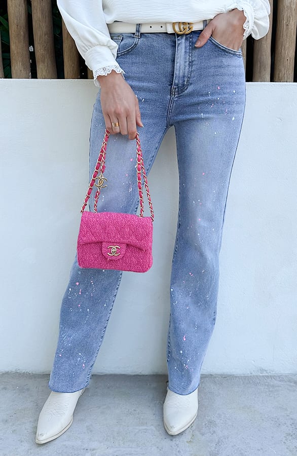 Wide Leg Jeans Paint Stretch FMH