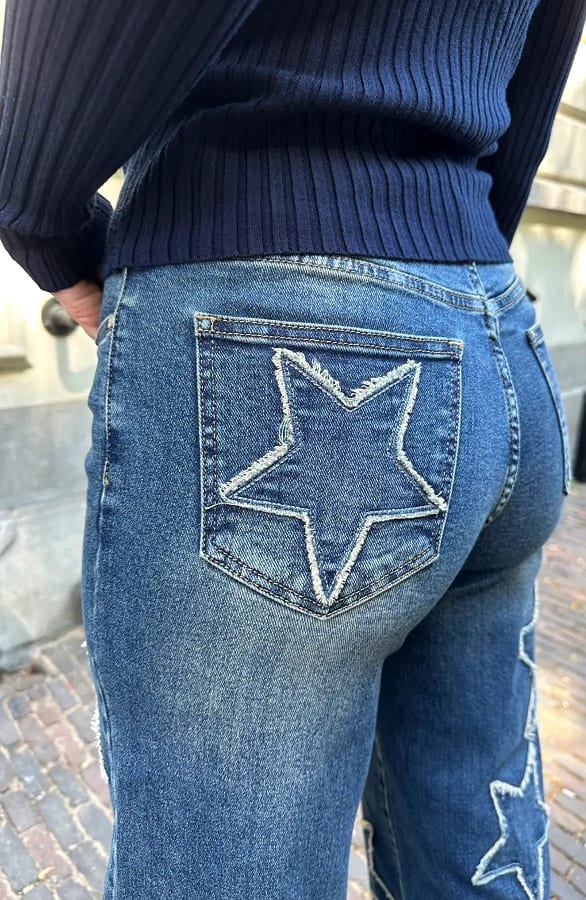 Wide Leg Jeans Raw Star FMH Stretch – flared broeken, foto 7