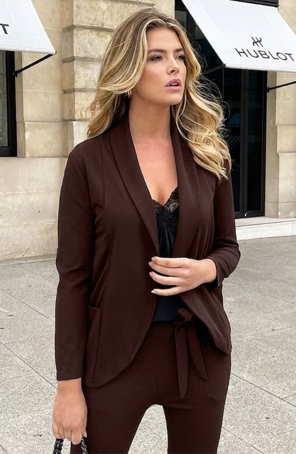 Basic Blazer Choco