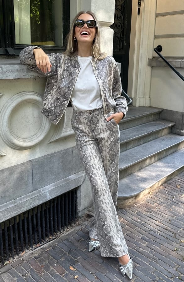 Bomberjacket Snake Print Premium – jassen, foto 3