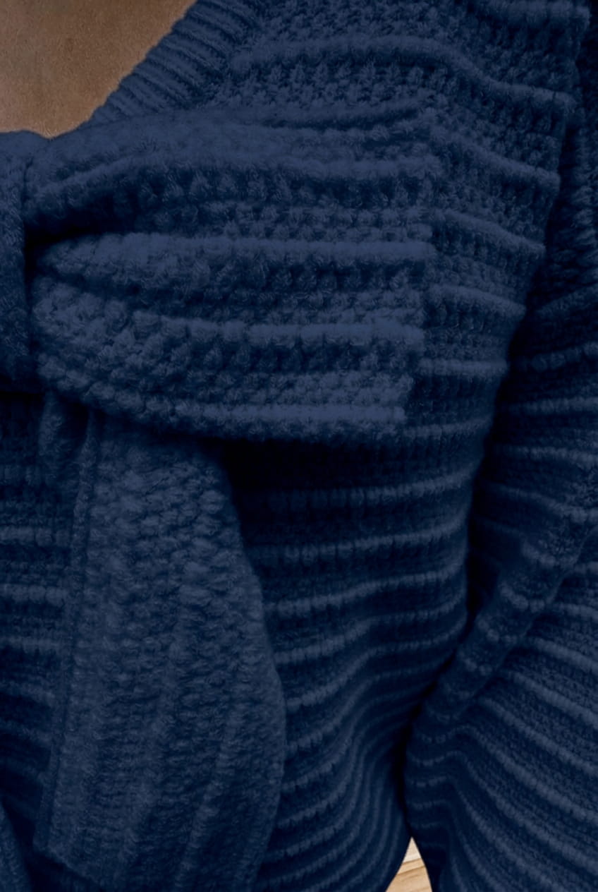 Limited Sweater Back Bow Marine – truien, foto 6
