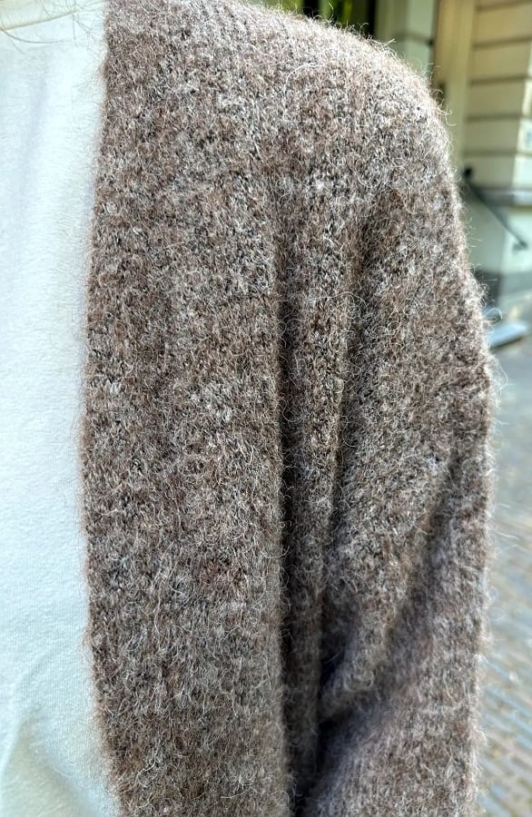 Maxi Cardigan Soft Taupe – vesten, foto 7