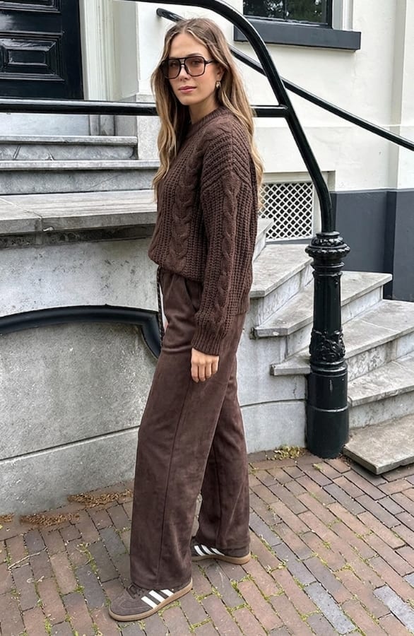 Jogger Suedine Choco – broeken, foto 4