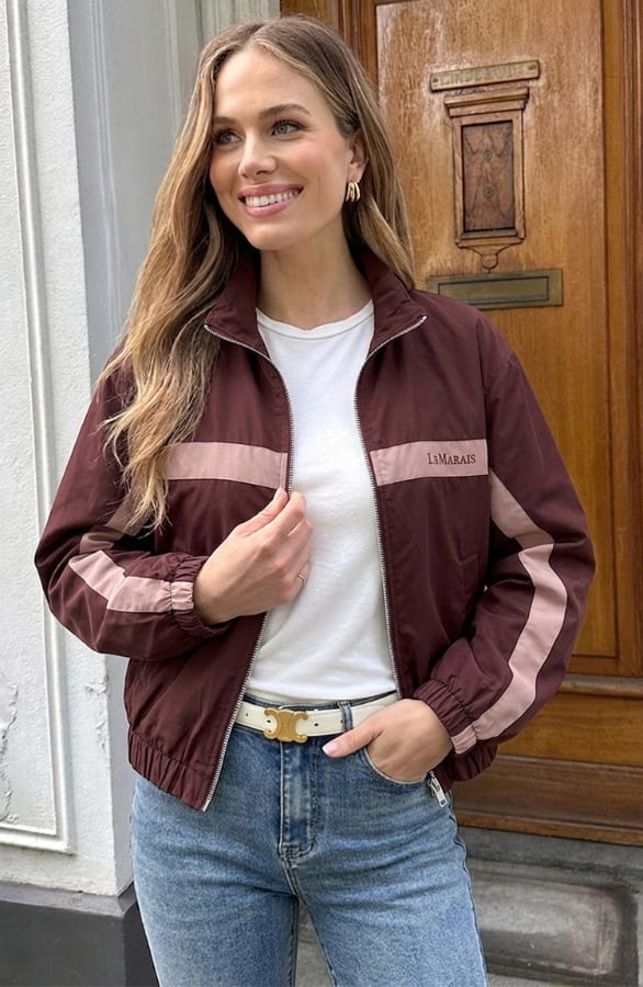 Para Trench Jacket Le Marais Burgundy – jassen, foto 3
