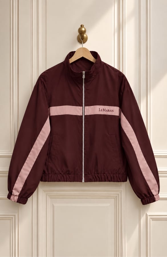 Para Trench Jacket Le Marais Burgundy