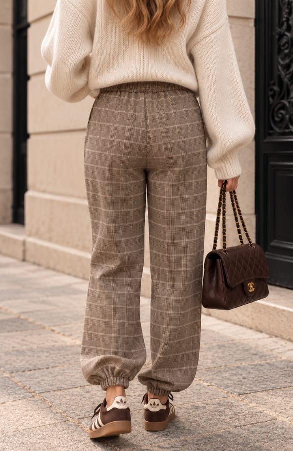 Classic Check Balloon Pants – broeken, foto 3