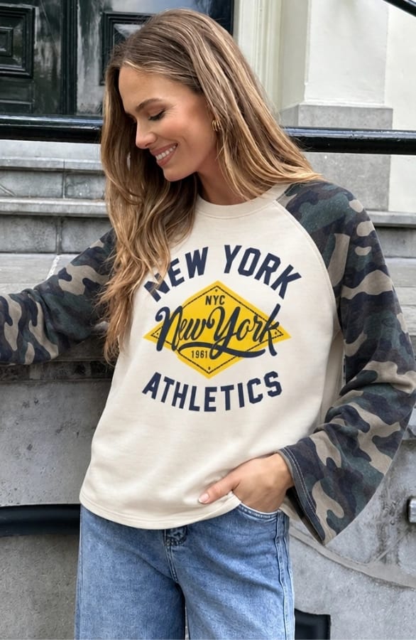 New York Athletics Longsleeve Top Camo – tops, foto 2
