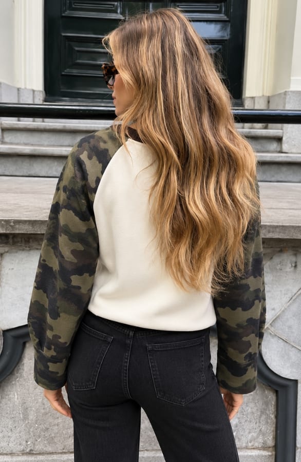 New York Essentials Longsleeve Top Camo – tops, foto 4