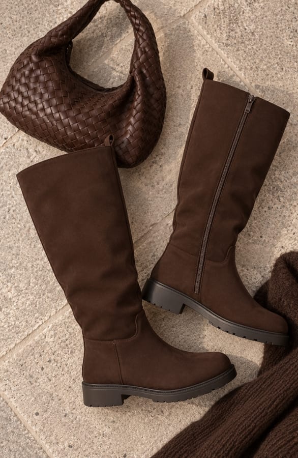 Suedine Fall Boots Choco – alle schoenen, foto 2