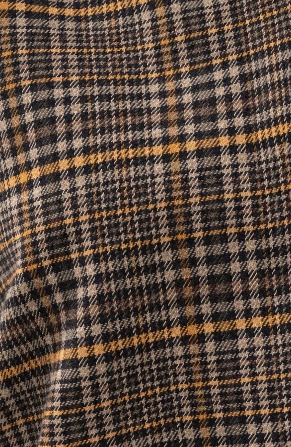 Oversized Batwing Blouse Flanel Check – blouses, foto 4