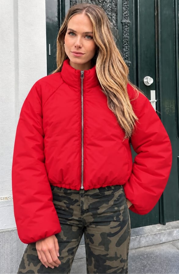 Ultra Puffer Jacket Red
