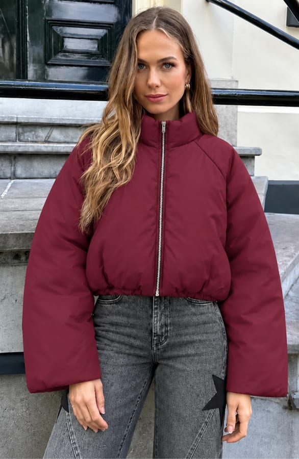 Ultra Puffer Jacket Wine – jassen, foto 2