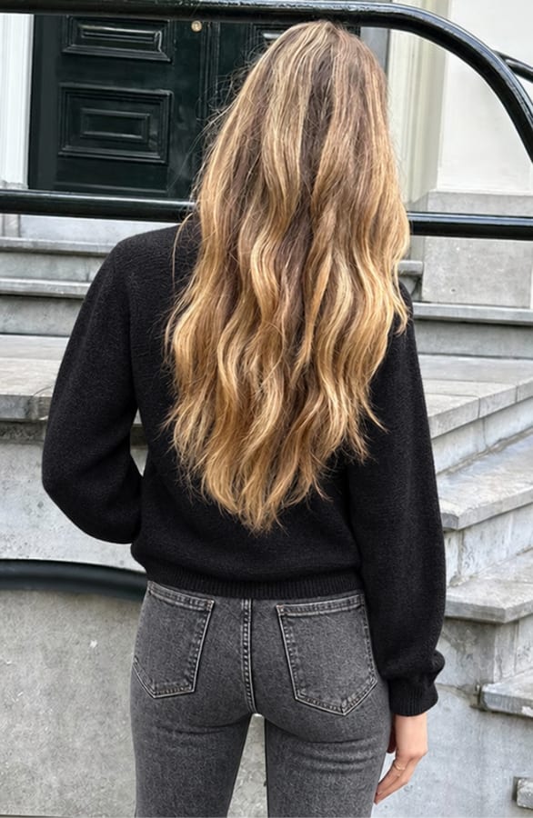 Ultra Weicher Strickpullover Nero, Foto 4