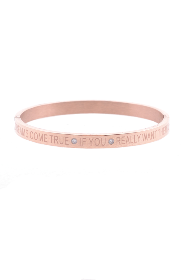 Dreams Come True Armband Rosé – shoparchief