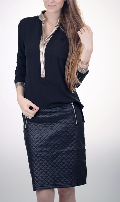 Leather Skirt Lozenge – shoparchief, foto 2