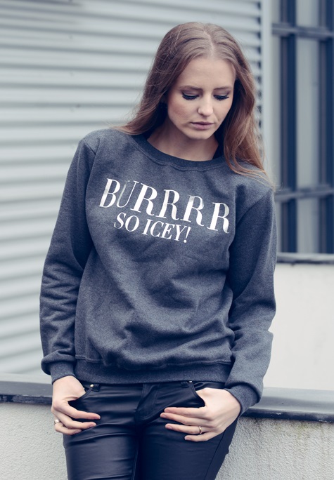 Burrrr So Icey Sweater Silver – shoparchief, foto 2