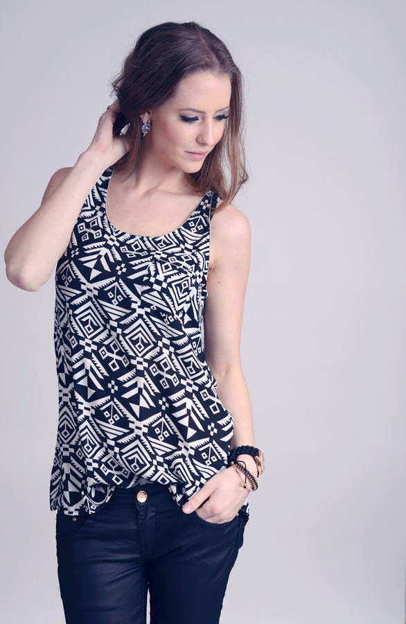 Aztec Top Black – shoparchief, foto 2