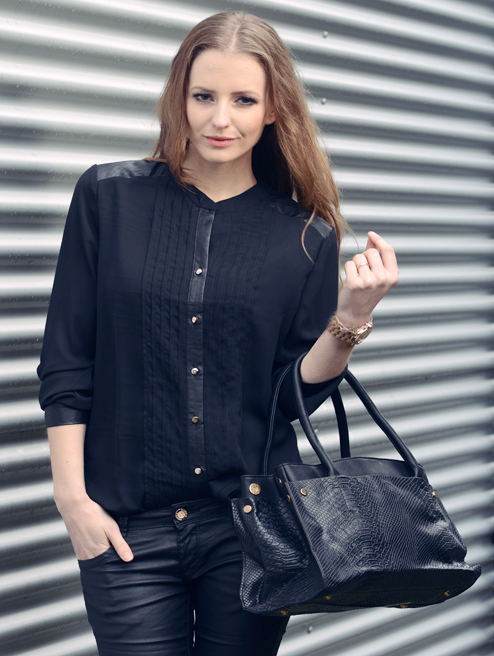 Leather Shoulder Black – shoparchief, foto 2