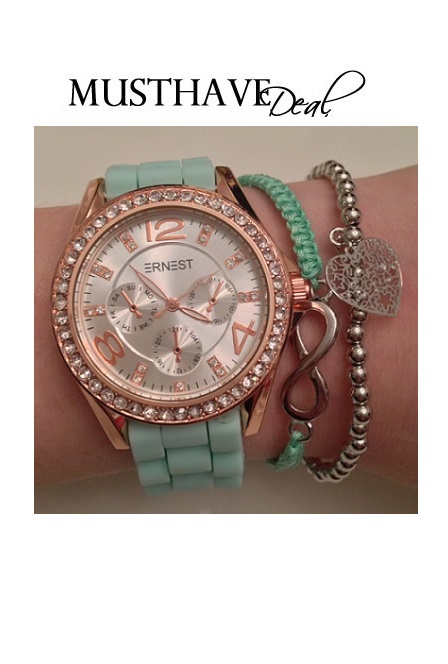 Musthave Deal MK Watch Mint – shoparchief