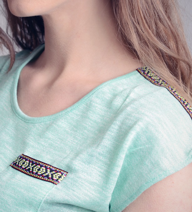Pocket Aztec Top Mint – shoparchief, foto 3