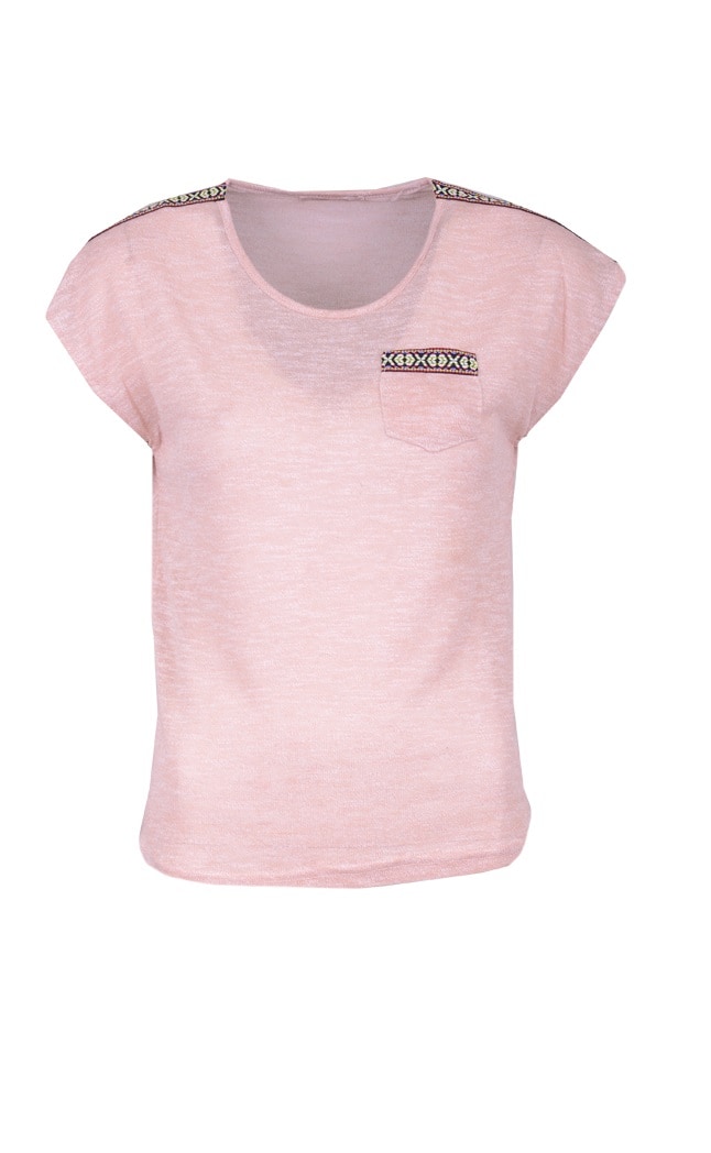 Pocket Aztec Top Zalm – shoparchief