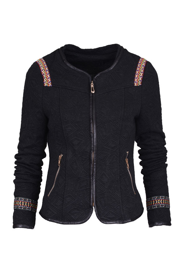Aztec Jacket Black – shoparchief