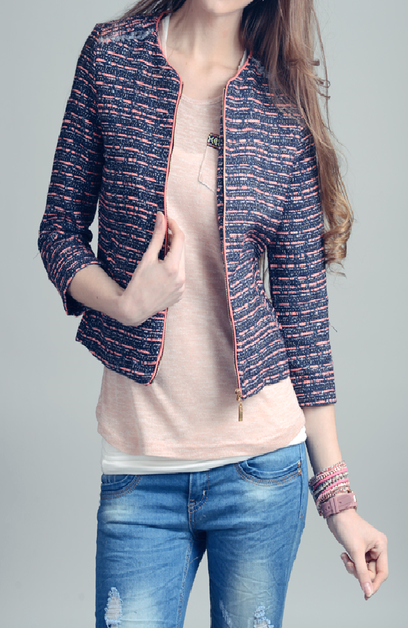 Tweed Jacket Pink – shoparchief, foto 2