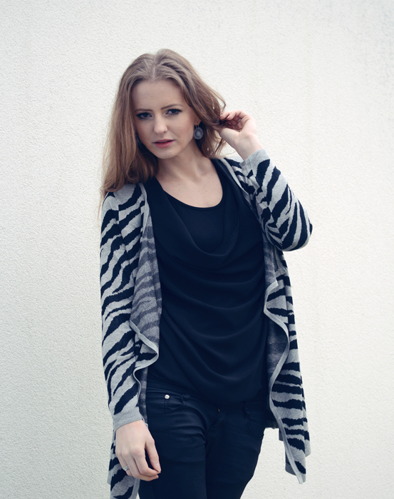Zebra Vest Grijs – shoparchief, foto 2