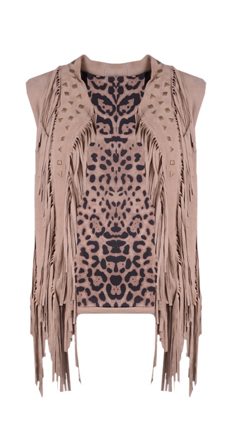 Ibiza Gilet Camel – shoparchief