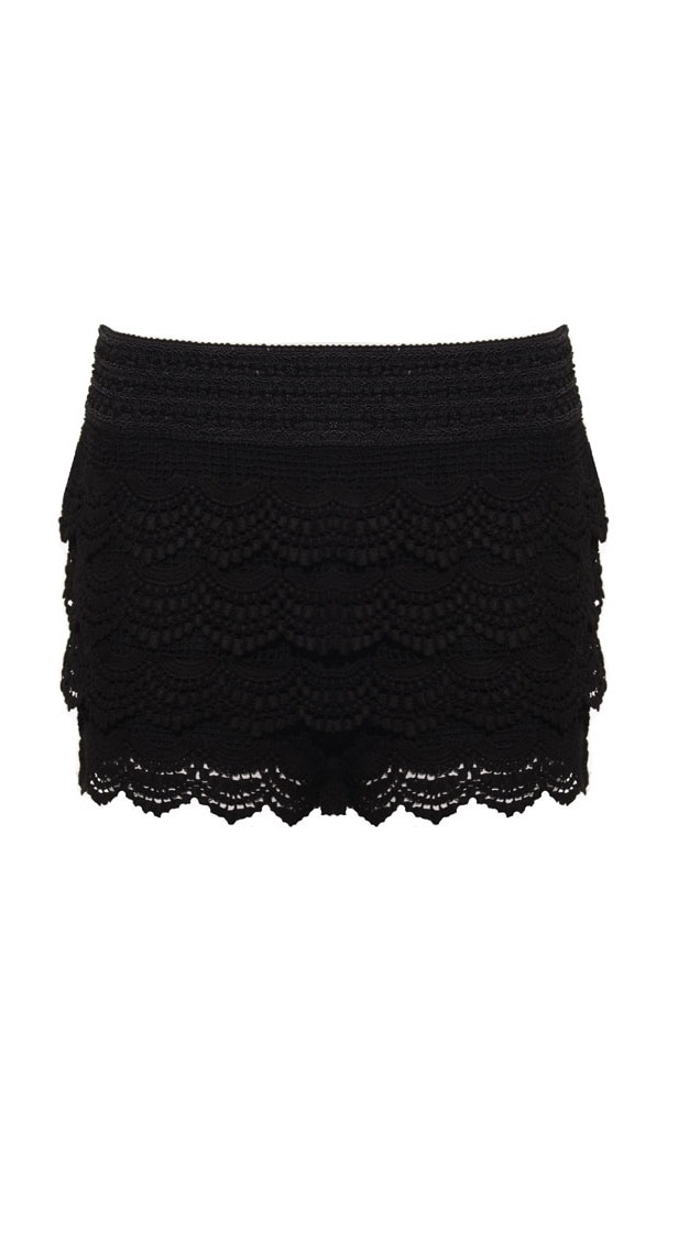 Lace Short Black – shoparchief