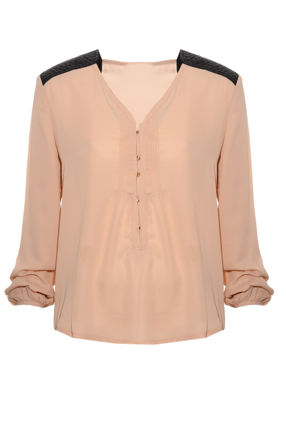 Leather Shoulder Zalm – shoparchief