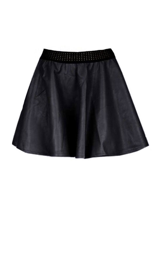 Leather Skirt Black – shoparchief