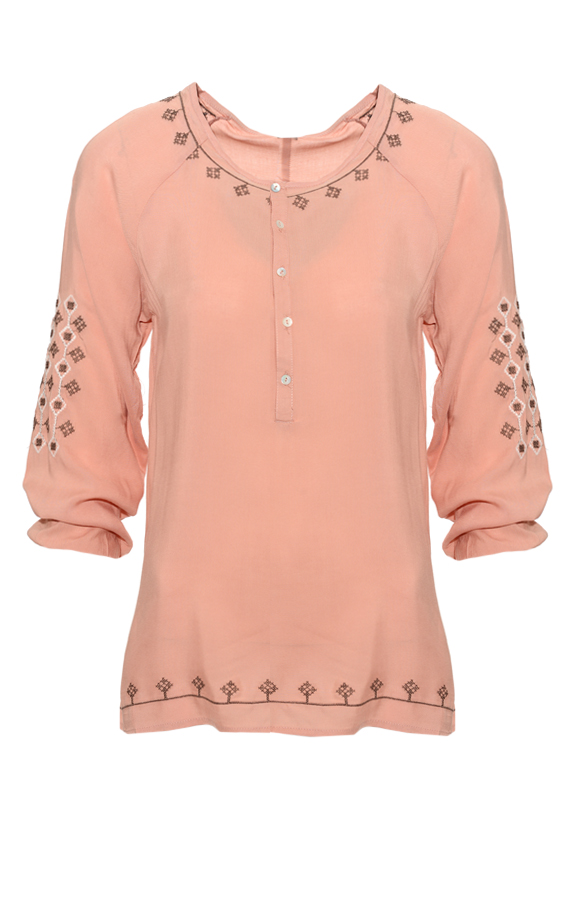 Luxury Blouse Peach – shoparchief