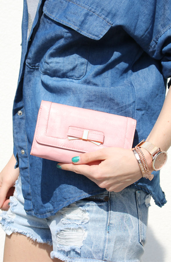 Bow Wallet Pink – shoparchief, foto 2